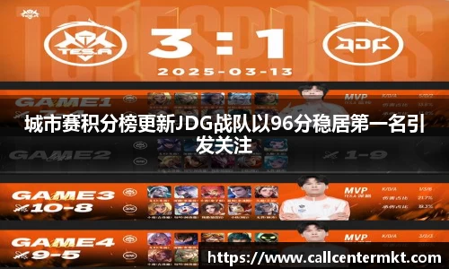 城市赛积分榜更新JDG战队以96分稳居第一名引发关注